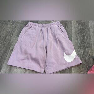 Pink Nike shorts